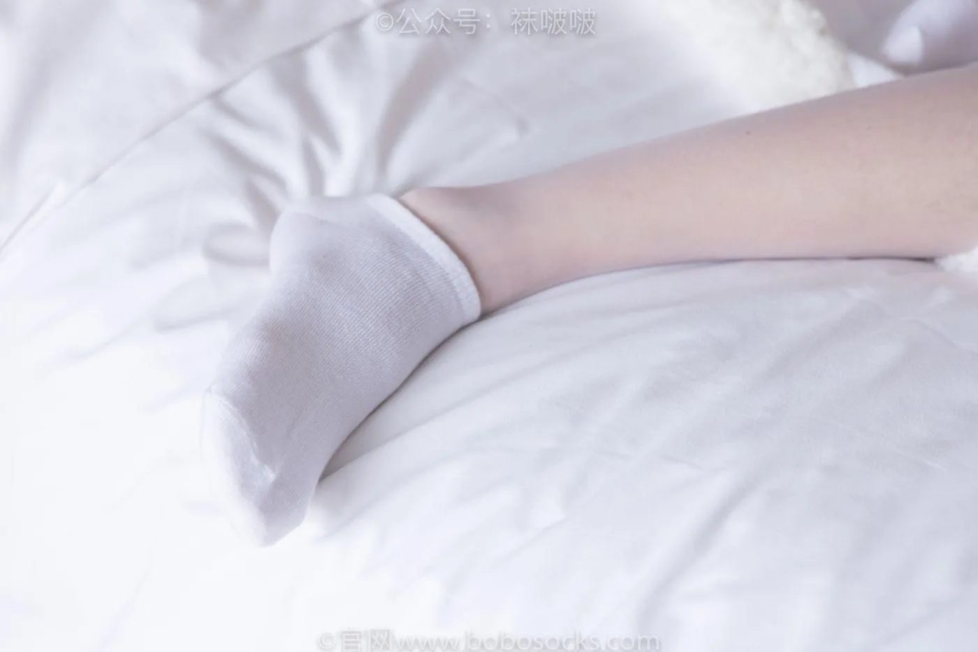 [BoBoSocks袜啵啵]NO.037 稚予-帆布鞋、短白棉袜、白丝 [136P]插图5